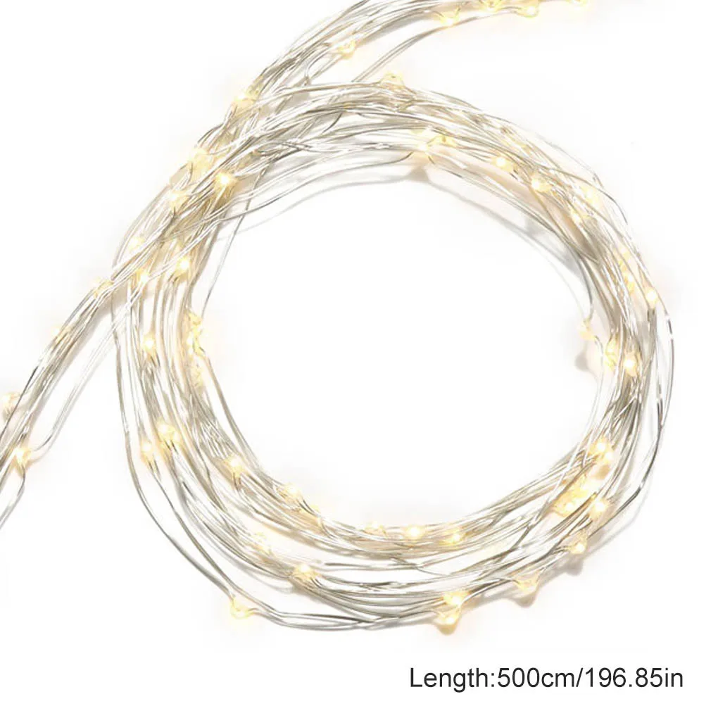 

Light String 50 LED Outdoor Waterproof Copper Wire Lamp Starry Lighting Patio Garden Party Decoration