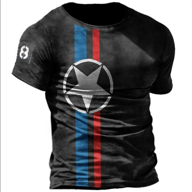 

Мужская футболка с 3D-принтом, с коротким рукавом и принтом