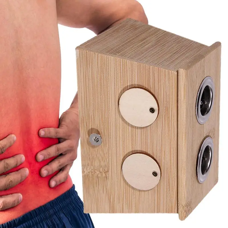 

Прочный Бамбуковый держатель для стиков Moxibustion Box с несколькими отверстиями для родителей, влюбленных, учителей и друзей, подарки