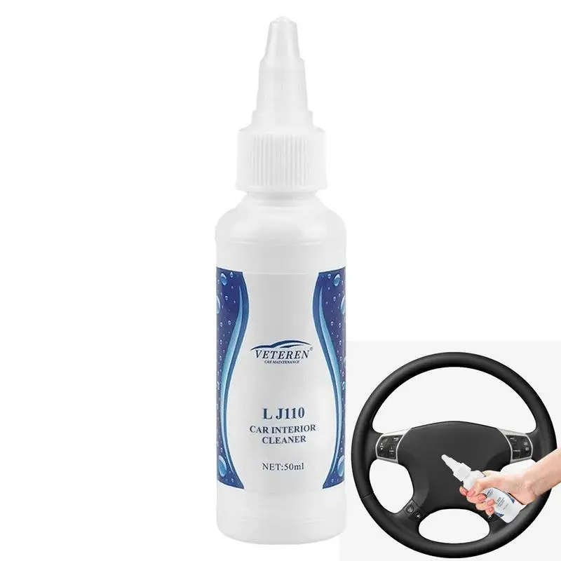 

Interior Car Cleaner Auto Seat Cleaner Car Leather Care Long-Lasting Decontamination And Protection With Mild Formula For