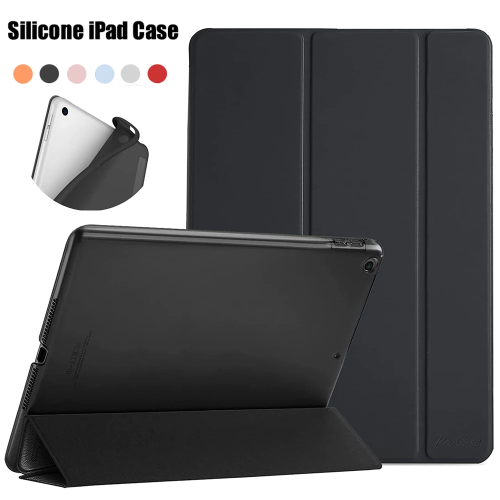 

2022 New Case for iPad Air 5th Air 4th Generation 10.9 inch Soft Magnet Smart Silicone Back Protective Cover for A2589 A2591