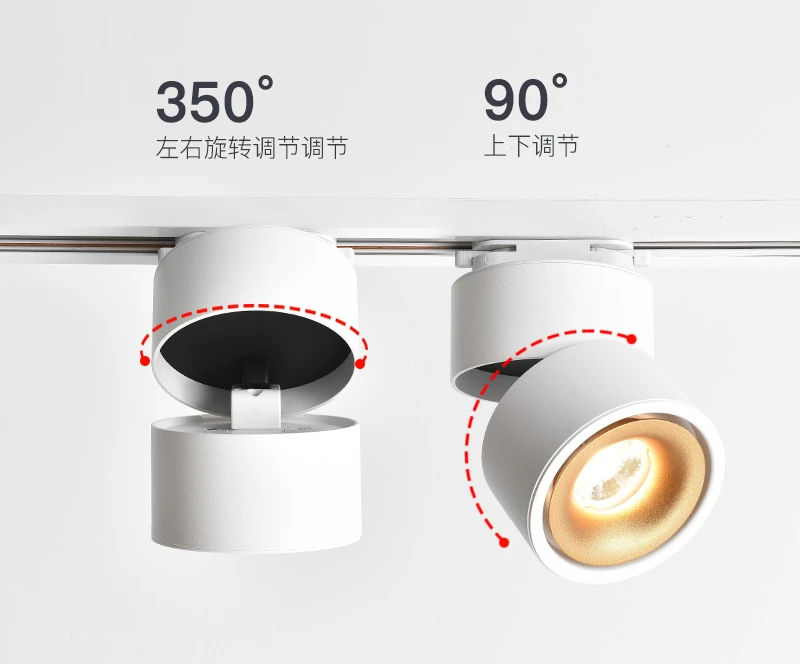 Светодиодный прожектор Gcy с регулируемым углом для дома гостиной складной