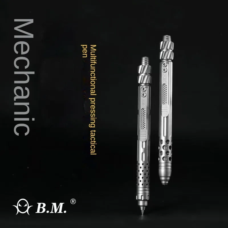 

1PC Titanium Mechanic Tactical Pen Writing Pen Signature Pen Automatic Pencil EDC Equipment