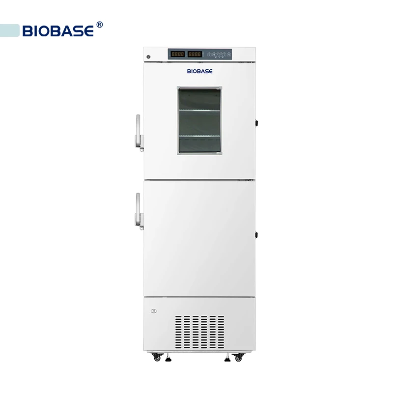 

Top-selling Biobase su china vertical freezer Double Layers Laboratory Freezer Separate Refrigerator BDF-25V368