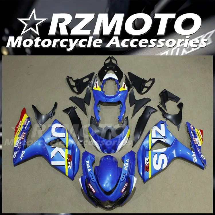 

Новый комплект обтекателей для мотоциклов из АБС-пластика, подходит для Suzuki GSX-R 1000 K9 2009 2010 2011 2012 2013 2014 2016 2015, синий комплект обтекателей