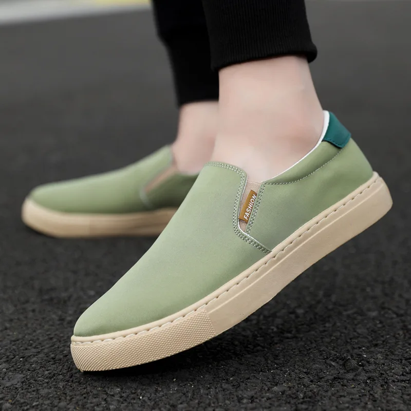 

Mens Canvas Shoes Men Espadrilles Summer Breathable Comfy Loafers Non-slips Footwear British Casual Street Shoes zapatos hombre