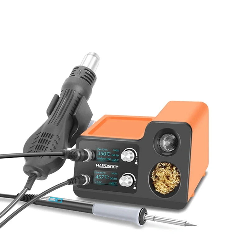 

Электрический паяльник HANDSKIT 858 T12, сварочная станция, цифровой дисплей, европейская вилка