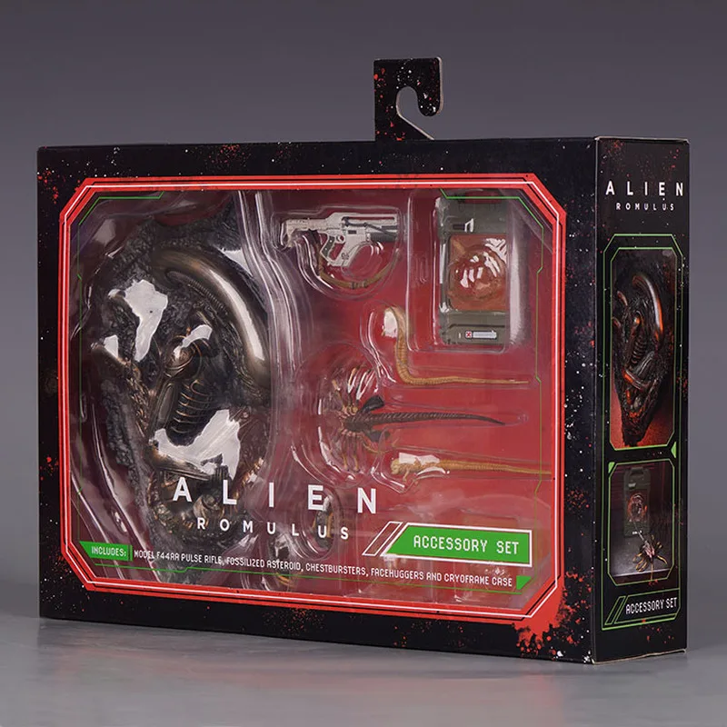 Фото Фигурка Neca Alien Romulus Xenomorph, 10 дюймов, полностью подвижная, с набором аксессуаров, для коллекционеров научно-фантастических фильмов и для демонстрации №1