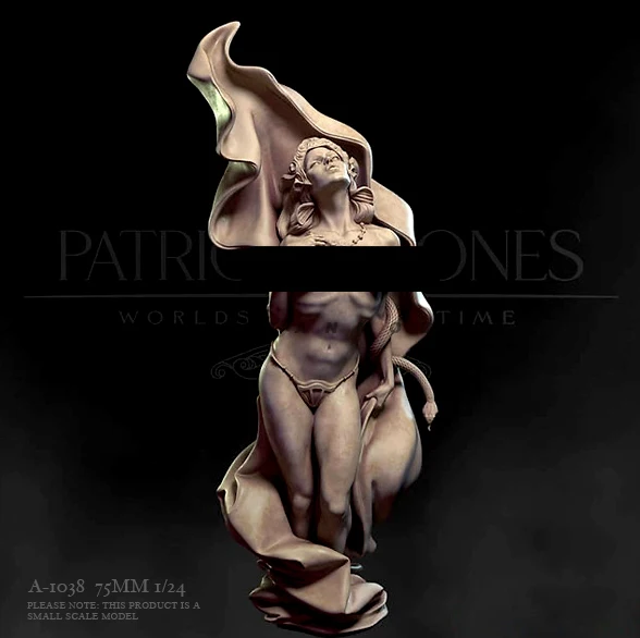 

Набор красивых моделей из смолы 75 мм, игрушка-Фигурка «сделай сам», бесцветная и самособранная искусственная кожа