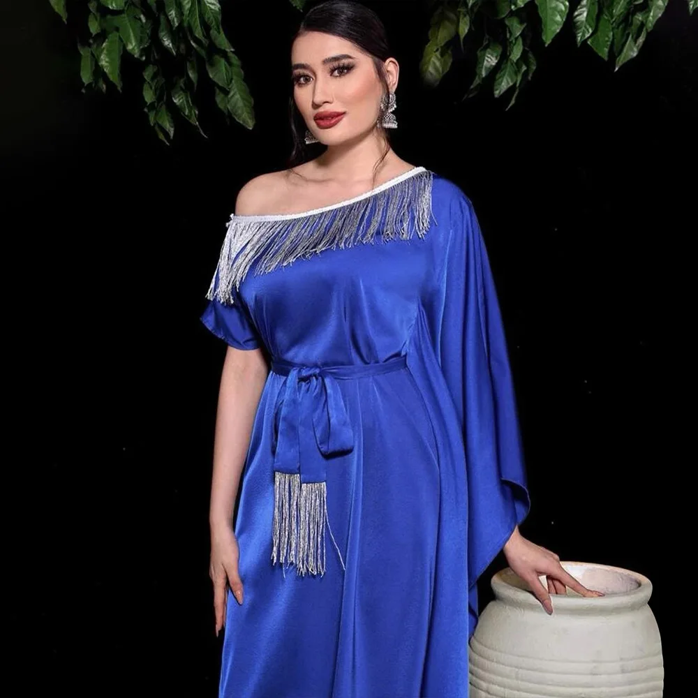 African Dress For Women Muslim Fashion Abaya Dashiki Batwing Sleeve Boubou Clothing Fashion New Bazin Riche Robes Maxi Dresses