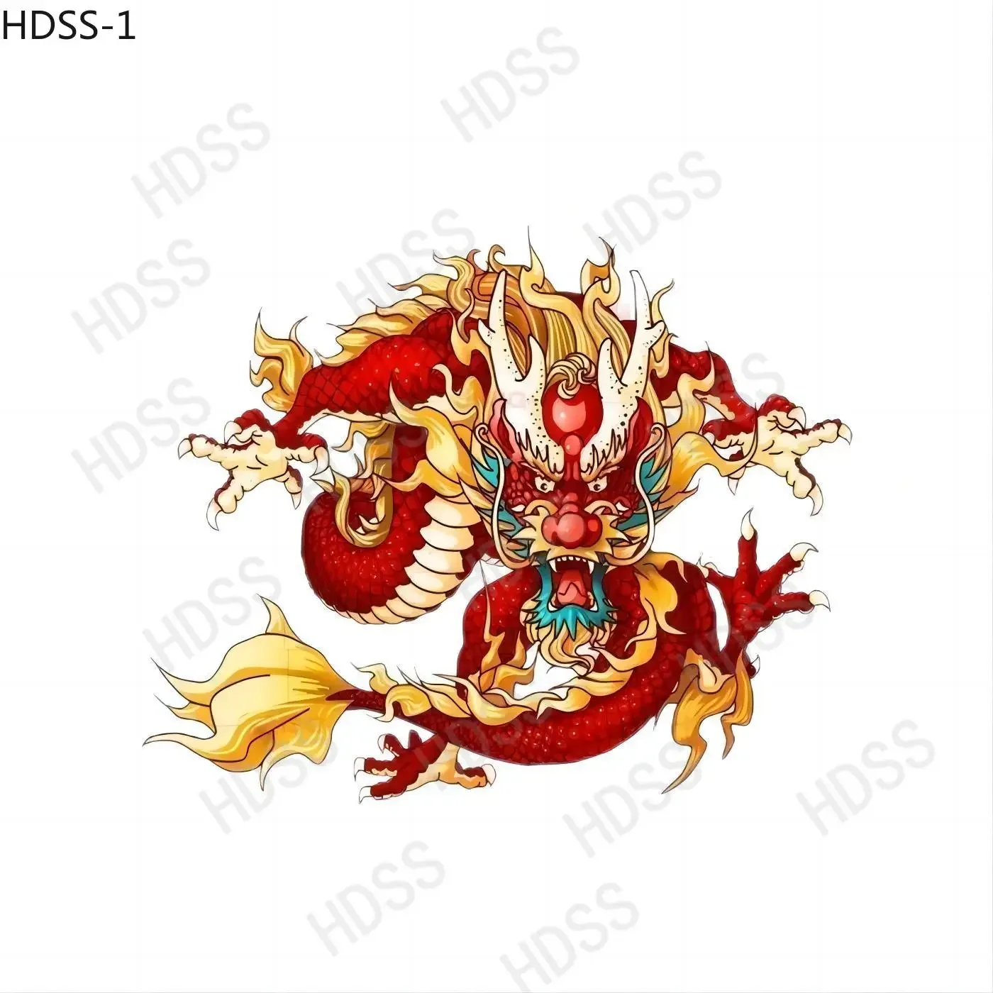 HDSS-украшения для автомобиля благоприятный Тенг китайский дракон наклейки