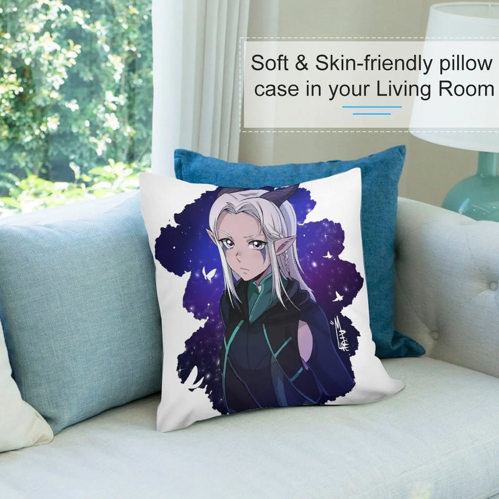 Осенние декоративные подушки The Dragon Prince Rayla наволочки для домашнего декора