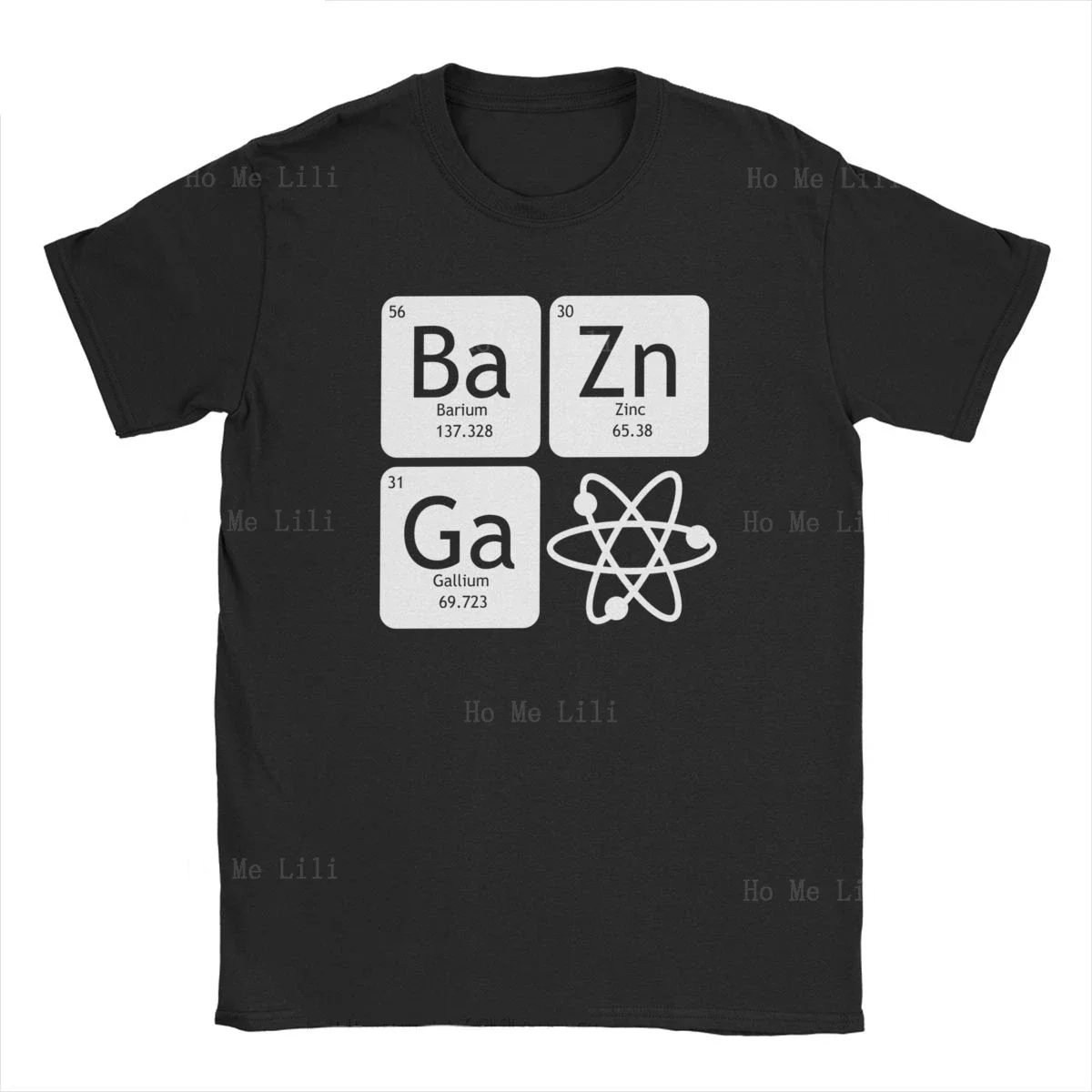 BaZinGa Chemistry Забавная классическая хлопковая футболка унисекс на заказ
