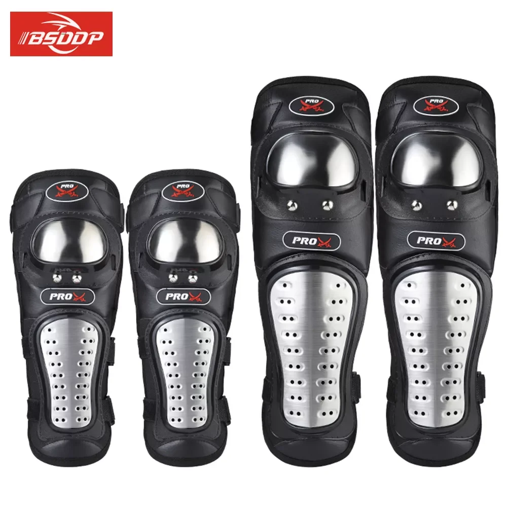 

BSDDP RH1010 Motorcycle Stainless Knee Pads Motocross Elbow Protection Racing Equipment for Snowboard Motorbike Hockey Climbing