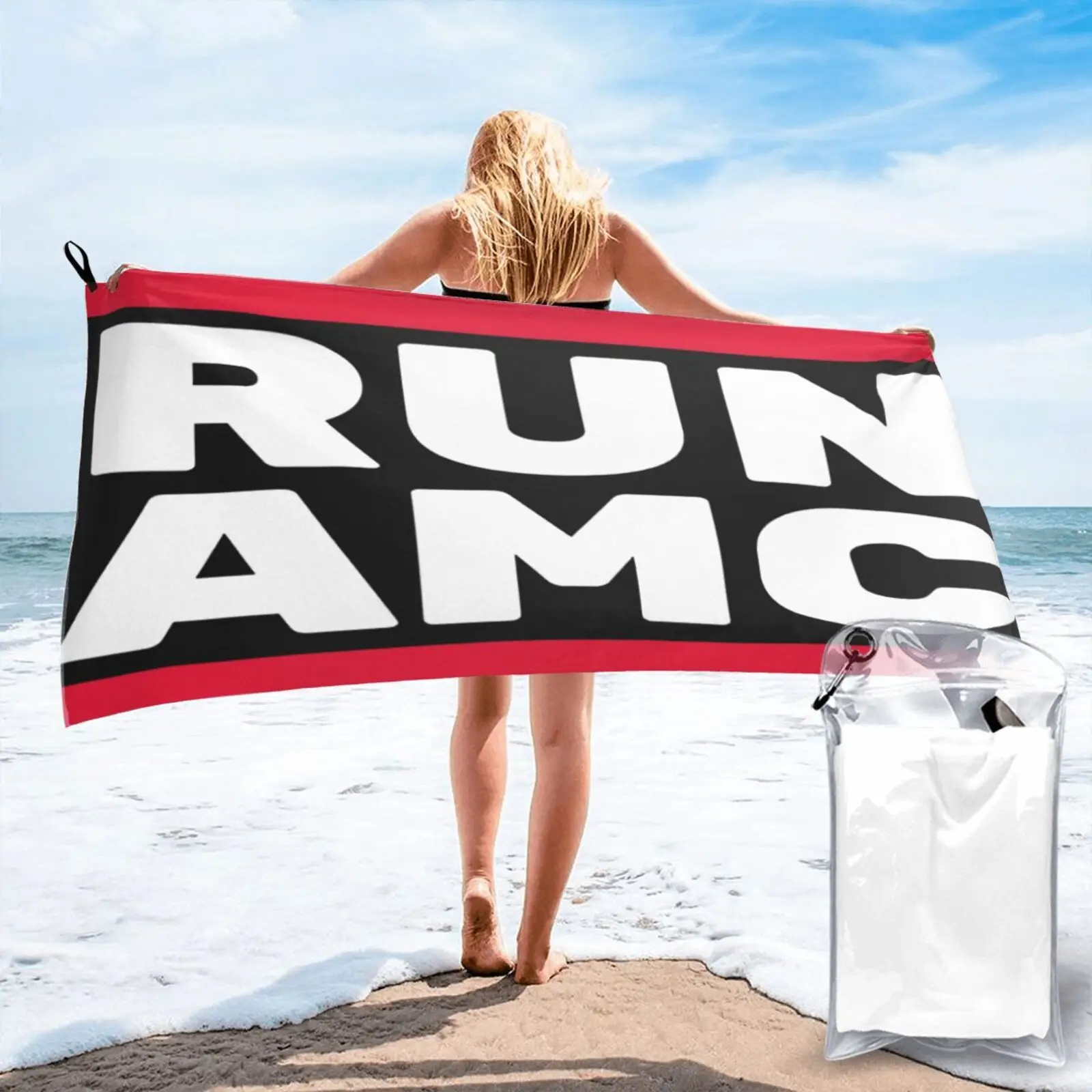 

Run Amc Stock Market Investing Women'S Beach Towel For Home Large Beach Towel Spa Spa Kitchen Towels Beach Blanket Beach Towel