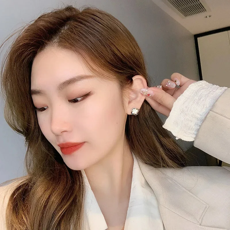 Винтажные корейские модные женские индивидуальные серьги в виде