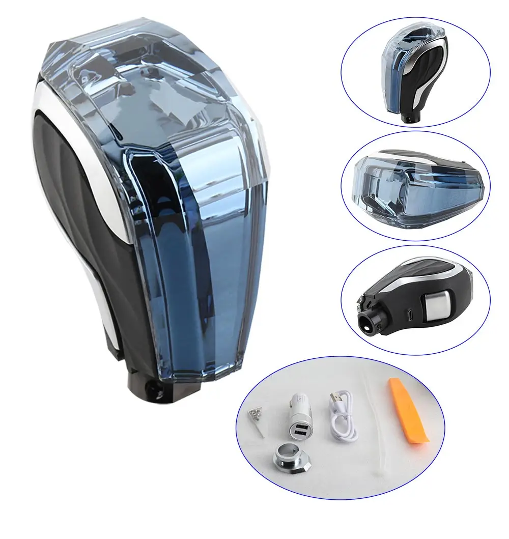 Для Nissan Teana Sylphy Qashqai красочная кристальная светящаяся фотоголовка рычаг