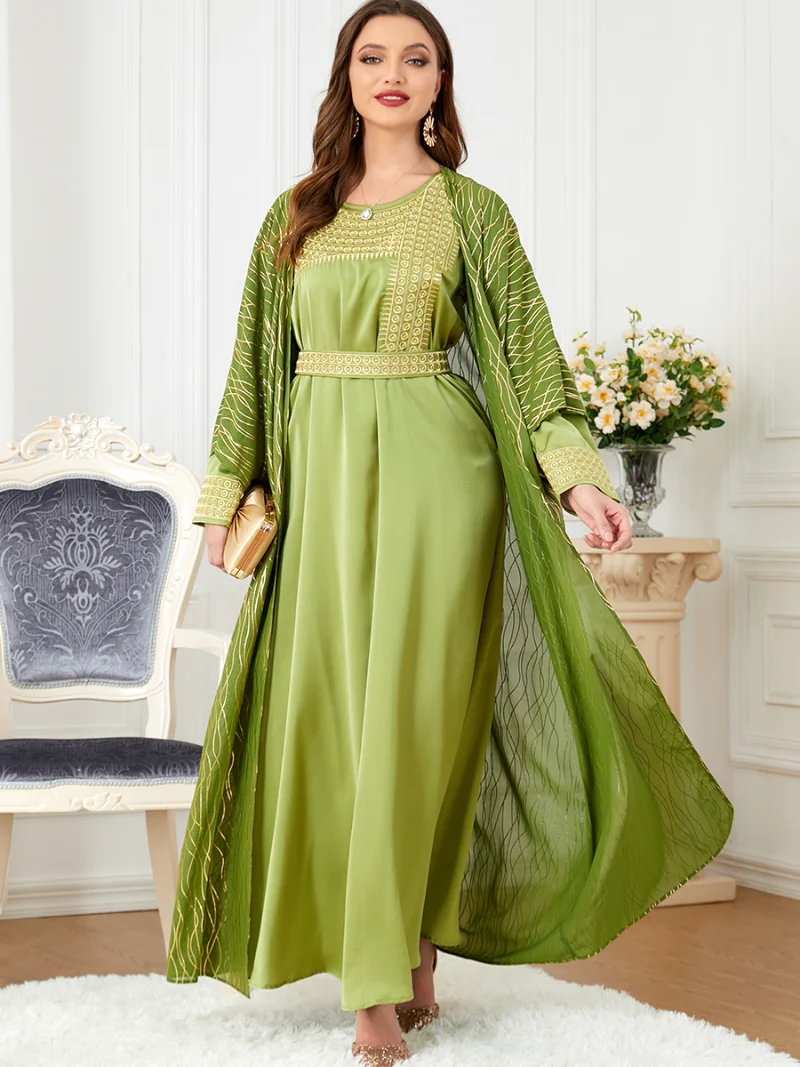 Abayas For Women Dubai Luxury 2023 Chiffon Boubou Muslim Fashion Dress Caftan Marocain Wedding Party Occasions Djellaba Femme