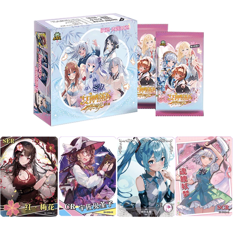 

Wholesales Goddess Story Collection Cards Distributor Booster Box 1m09 Rare Anime Table Playing Game Board Cards