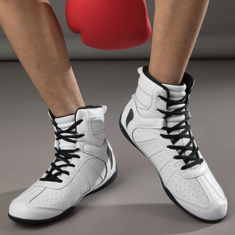 36-46 New Arrival Boxing Shoes Men Women Wrestling Boots Non-Slip Fighting Shoes Boxing Sport Sneakers Plus Size