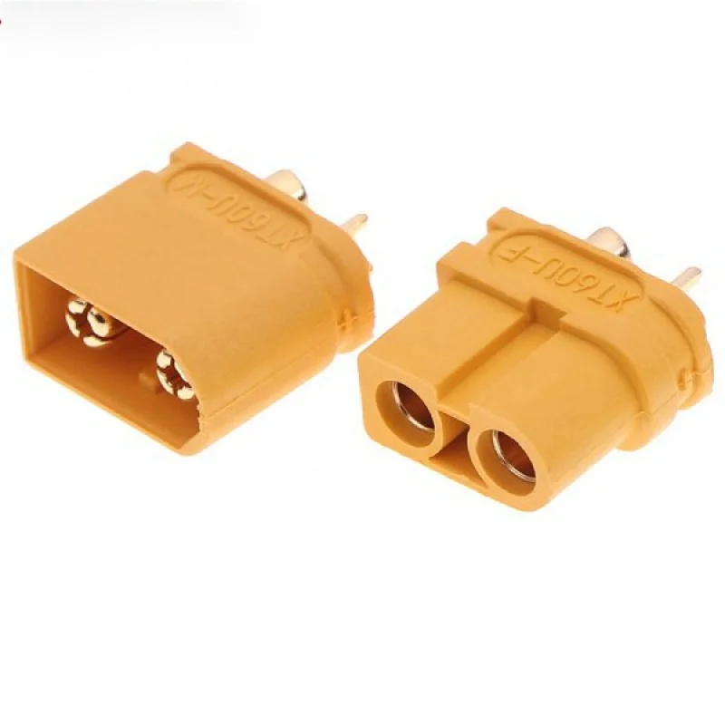 

XT60 Upgrade Male Female 3.5mm Gold Plated Banana Bullet Connector XT60U Plug For RC Drone Lipo Battery