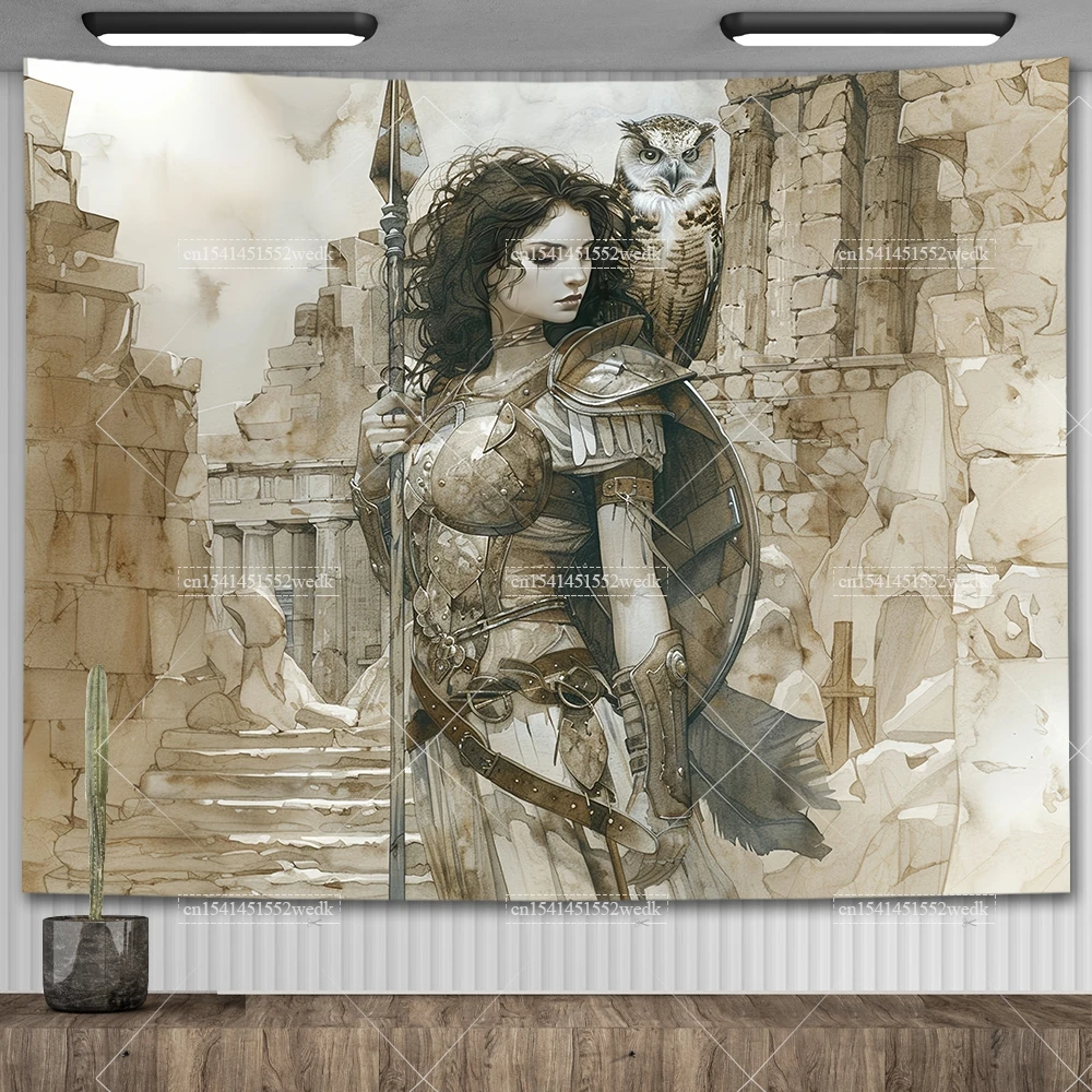 Гобелен греческой ночной богини настенный гобелен для йоги медитации мифической