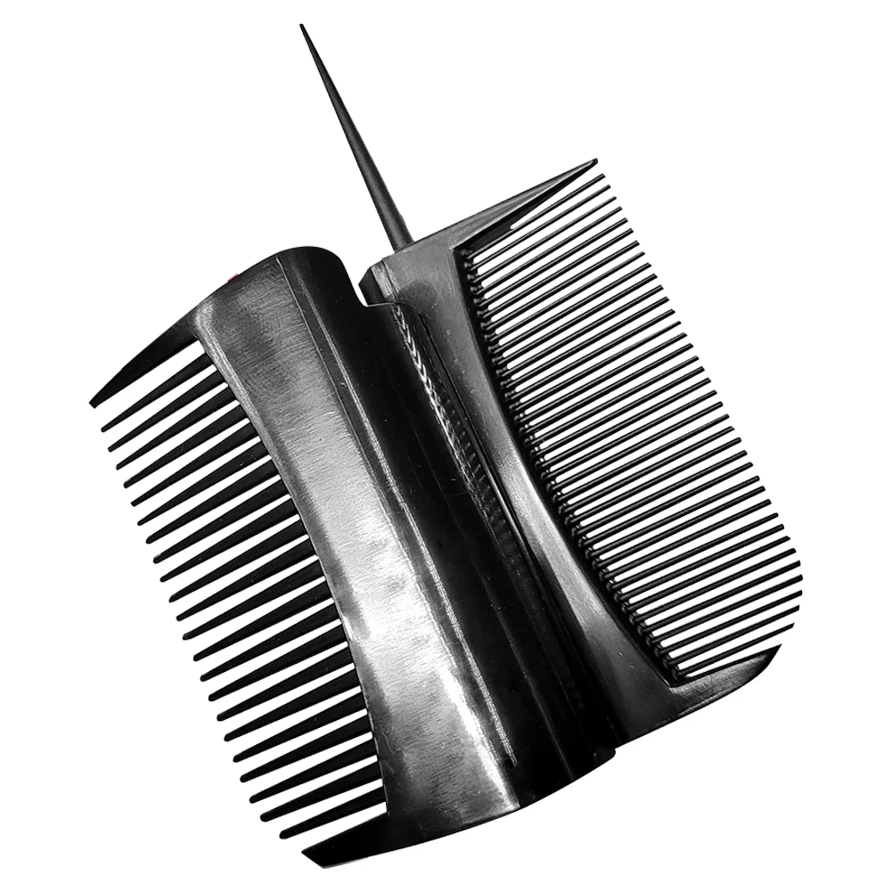 

3 In 1 Portable Straighten Finger Comb Retractable Tail Durable Travel Barber Lightweight Plastic Men Women Multifunctional