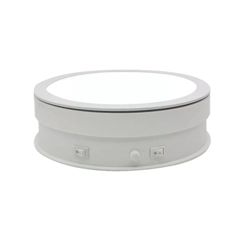 

360° Electric Rotating Display Stand Mirror Turntable Jewelry Holder For Photography Shooting Video Shooting Prop Jewelry S K7J4