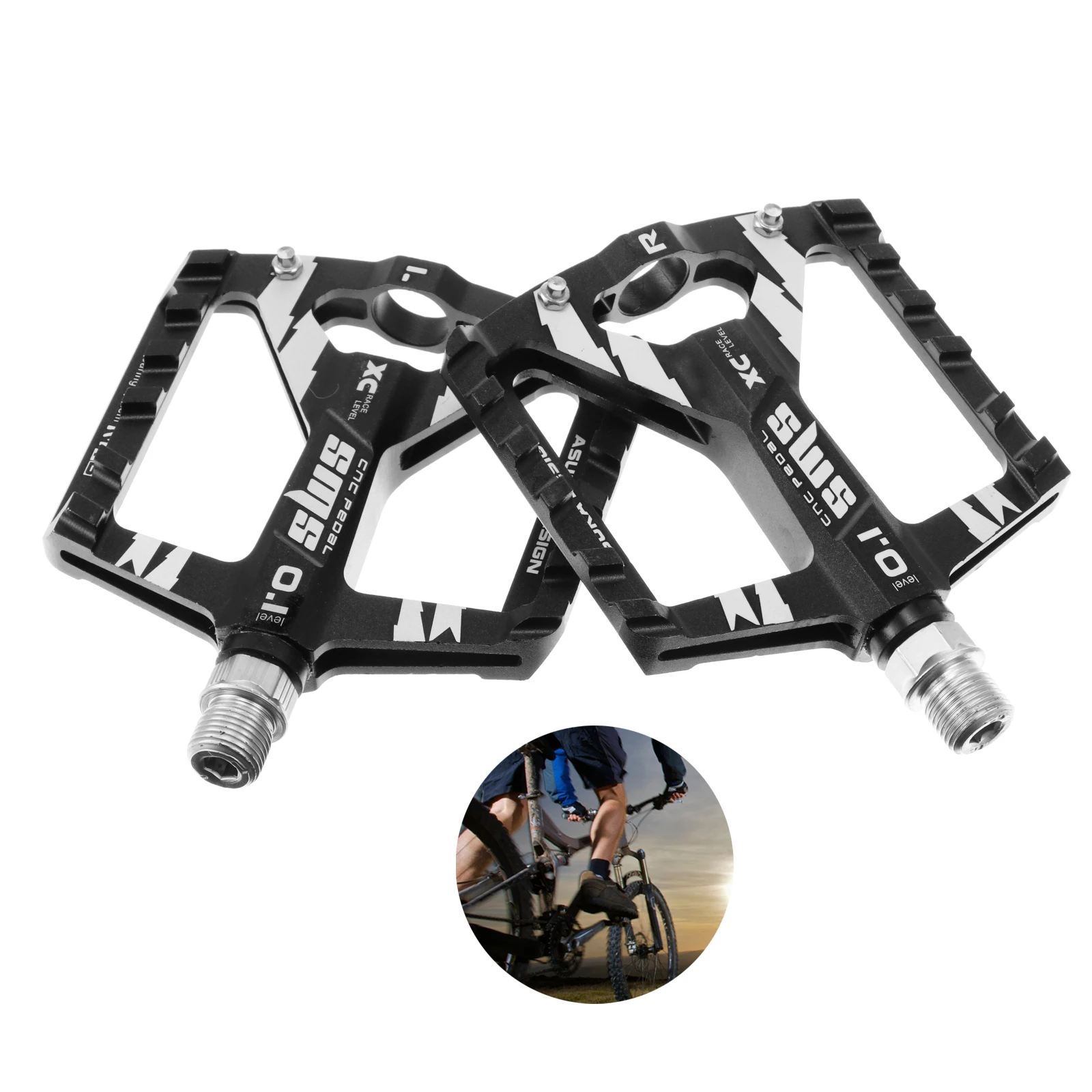 

Ultralight Seal Bearings Bicycle Bike Pedals Cycling Mountain Road bmx Mtb Pedals Flat Platform Bicycle Parts Accessories