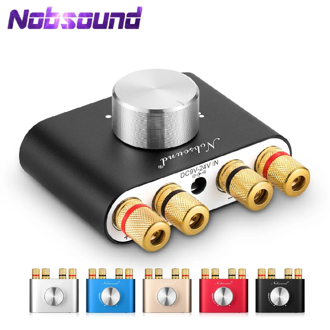 Nobsound Mini Bluetooth 5.0 HiFi TPA3116 Digital Amplifier Stereo Audio 2.0 Channel Sound Amplifiers 100W Power Amp