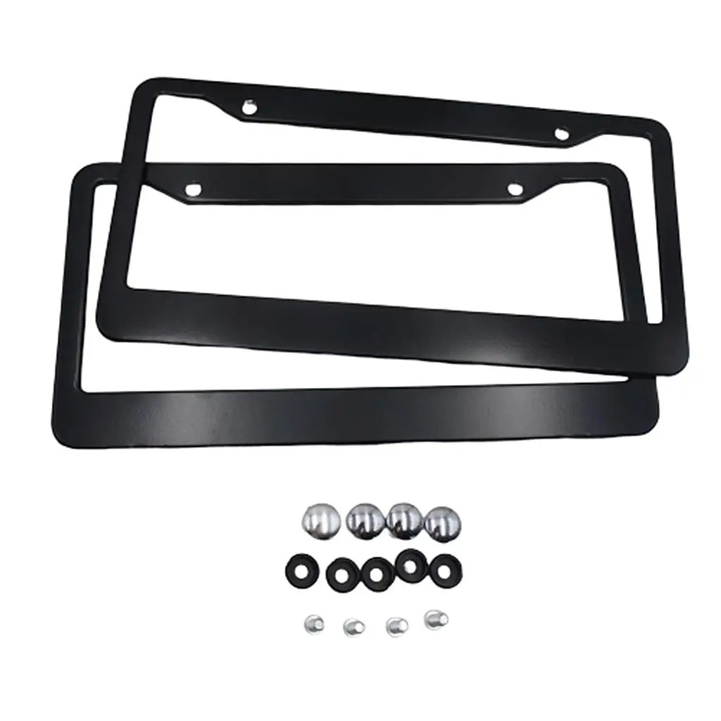 2x алюминиевая универсальная рамка для номерного знака грузовика защитная крышка