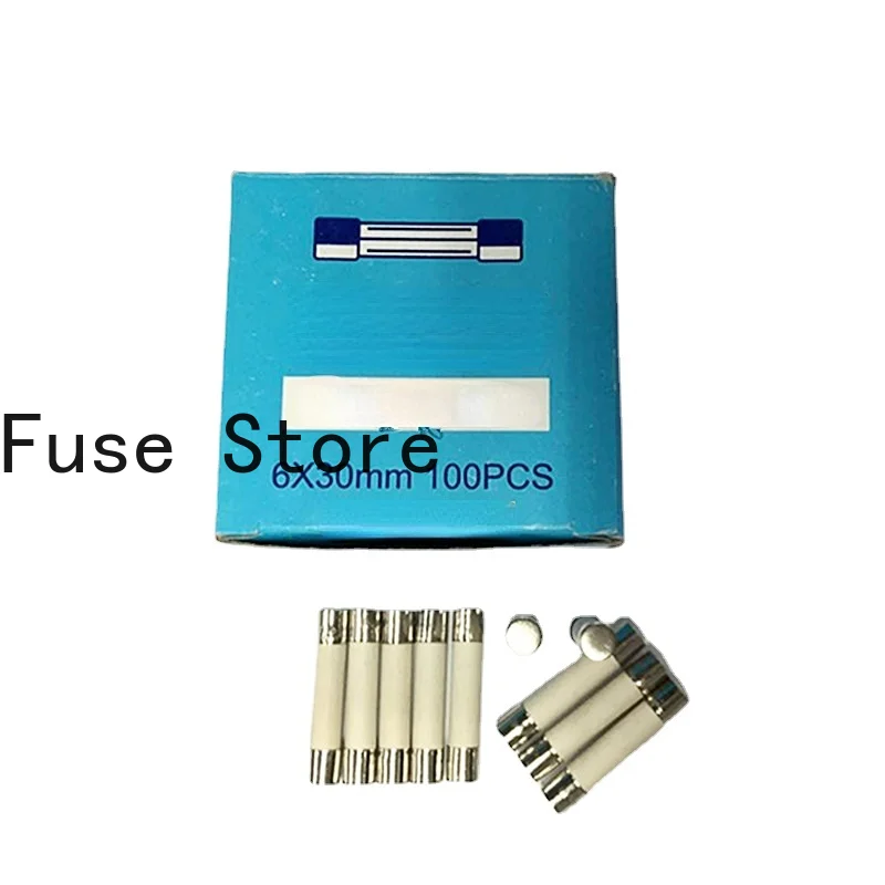 

10PCS Quick-break And Slow-break Explosion-proof Ceramic Fuse Tube Brand New Quality Assurance 6 * 30mm 250V 6.3A