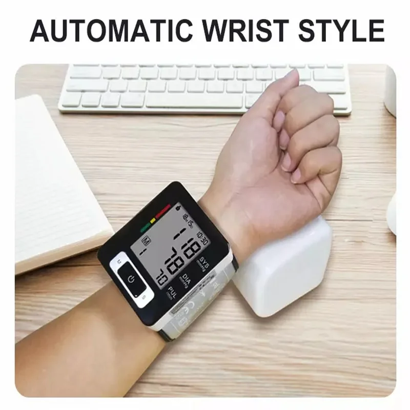 

Digital Sphygmomanometer Blood Pressure Monitoring System Bp Monitor Household Medical Devices Electronic Automatic Wrist Cuff