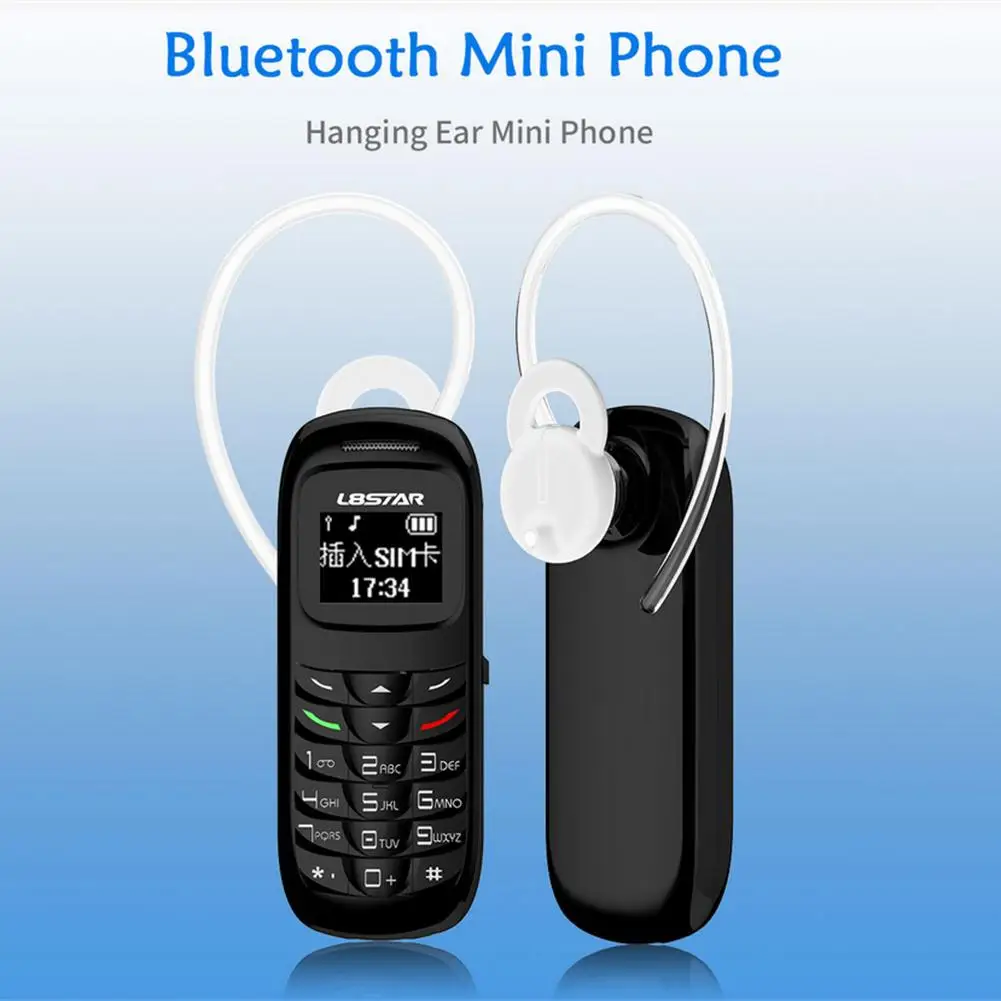 L8Star BM70 Bluetooth-compatible Headset Support Sim Wireless Headphones Dialer Gtstar BM70 GSM Mini Mobile Phone