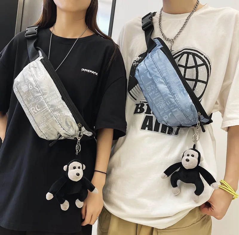 

Women's Chest Bags Large Shoulder Crossbody Bag for Phone 2022 Sports Men Cloth Fashion Student Waist Mobile Pack Handbags Purse