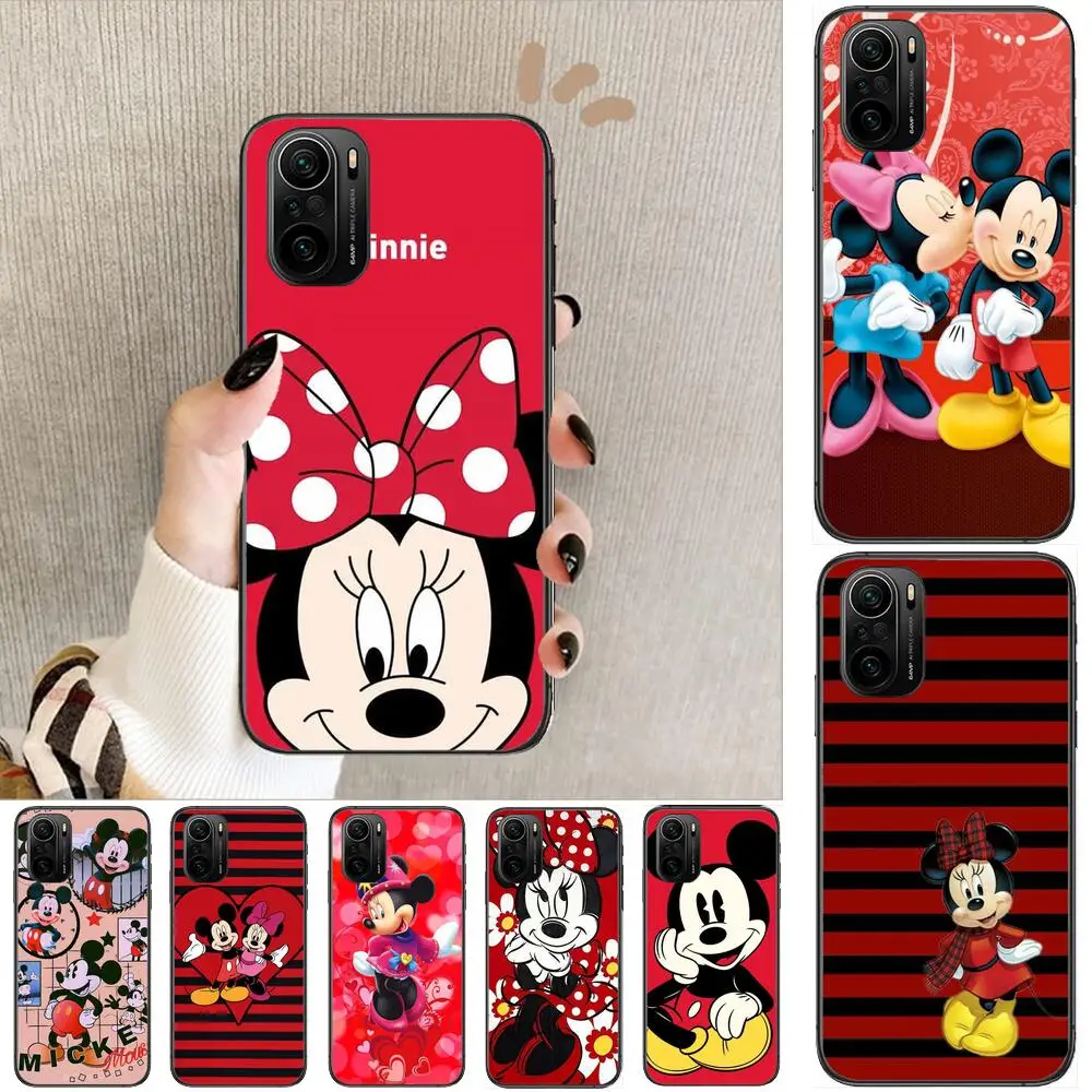 

disney Phone Case For xiaomi redmi POCO F1 F2 F3 X3 Pro M3 9C 10T Lite NFC Black Cover Silicone Back Prett mi 10 ultra covers