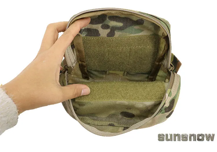 Outdoor Sports Tactical Camouflage Crye Precision GP Touch 6 × 6 × 3 Square Sundry Storage Bag Available In Multiple Colors