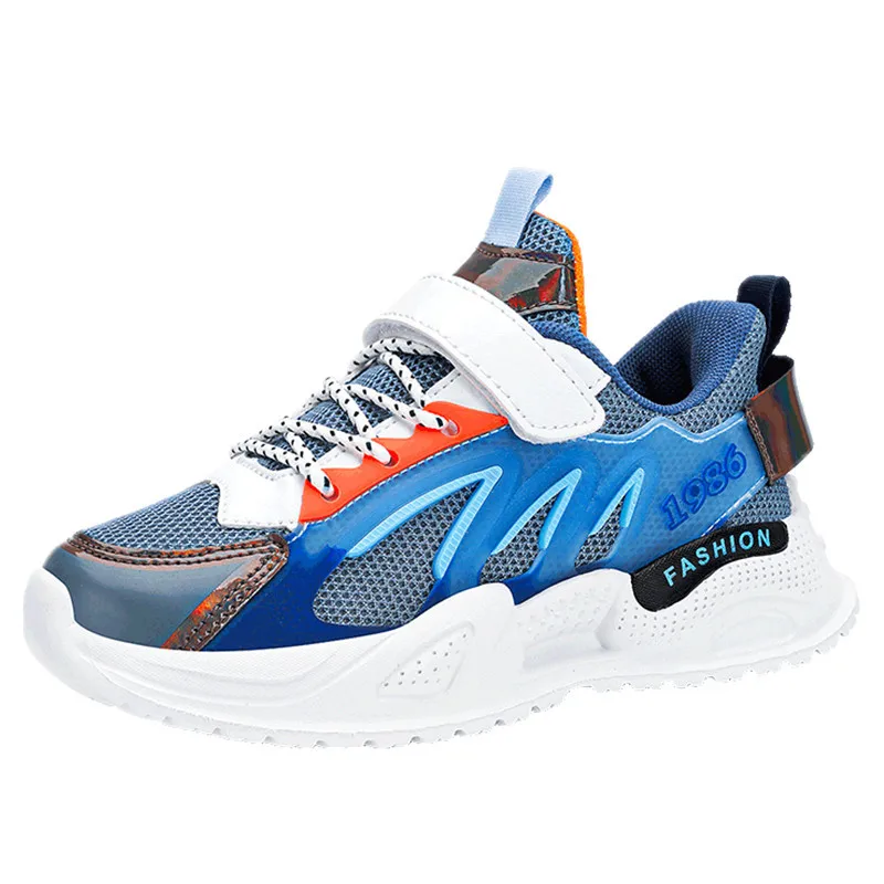 Four Seasons Children's Fashion Sports Shoes Boys' Running Leisure Breathable Outdoor Kids Shoes Lightweight Sneakers Shoes