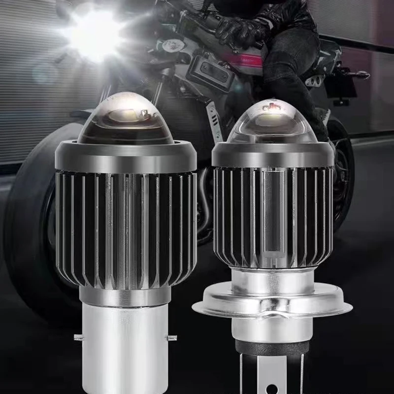 1 шт. новые и высококачественные светодиодные фары для мотоцикла H4 BA20D
