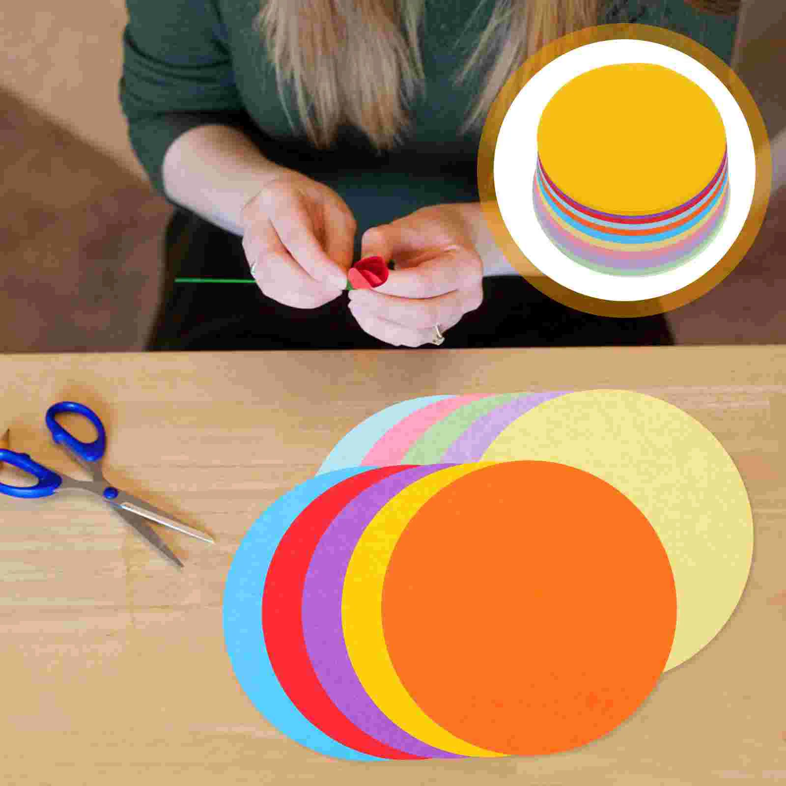 

100 листов бумаги для рисования детские круглые цветные «сделай сам» складные поделки оригами Декоративные Изысканные детские