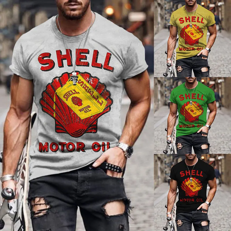 

Men's T-Shirt 3D Printing 2022 Summer Casual Loose Round Neck Short Sleeve Men's T-Shirt Oversized Casual Top