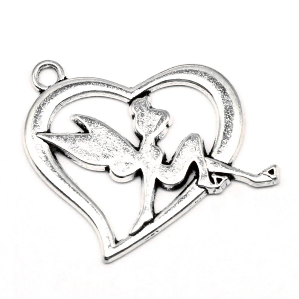 

5 pieces 29x35mm Angel of love charms Jewelry making best gift