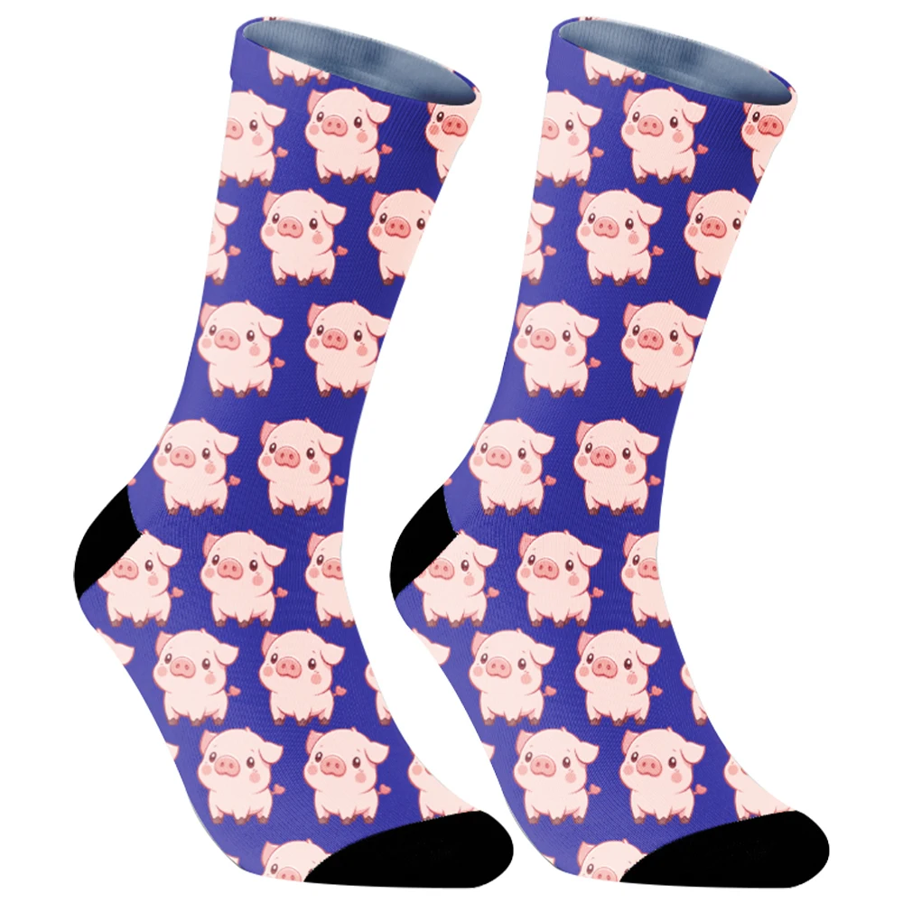 Носки в абстрактном стиле новинка 2024 летние носки Харадзюку с принтом животных