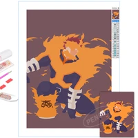 my hero academia diamond embroidery adventure anime cross stitch endeavour abstract 5d full round drill paintings diy home decor