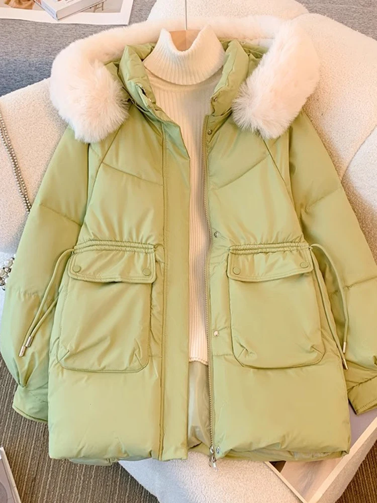 Зимний пуховик с хлопковой подкладкой верхняя одежда для женщин новинка 2024