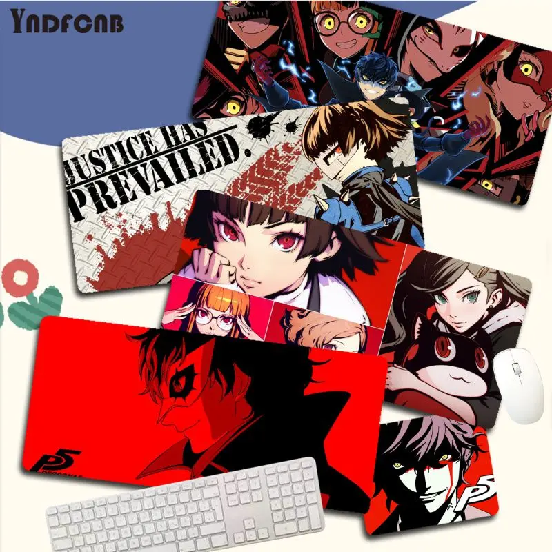 

Высококачественный индивидуальный игровой коврик для мыши Persona 5, размер для игрового мира, CS GO Zelda