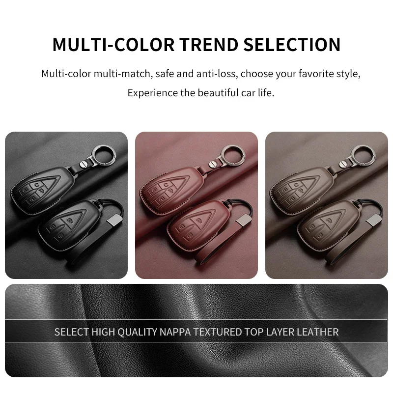 Автоматический чехол для ключа Changan CS35 PLUS CS75PLUS CS55PLUS Eado UNI-T Oushang X5 X7 EV 2019 2020 кожаный