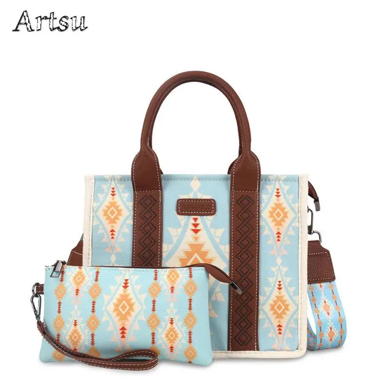 Новая сумка через плечо в богемном стиле женская парусиновая большая