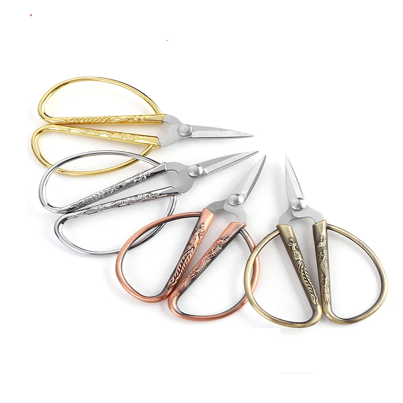 

Ювелирные Ножницы из нержавеющей стали в стиле ретро «сделай сам», бытовые ножницы из нержавеющей стали для вышивки нитками, инструменты дл...