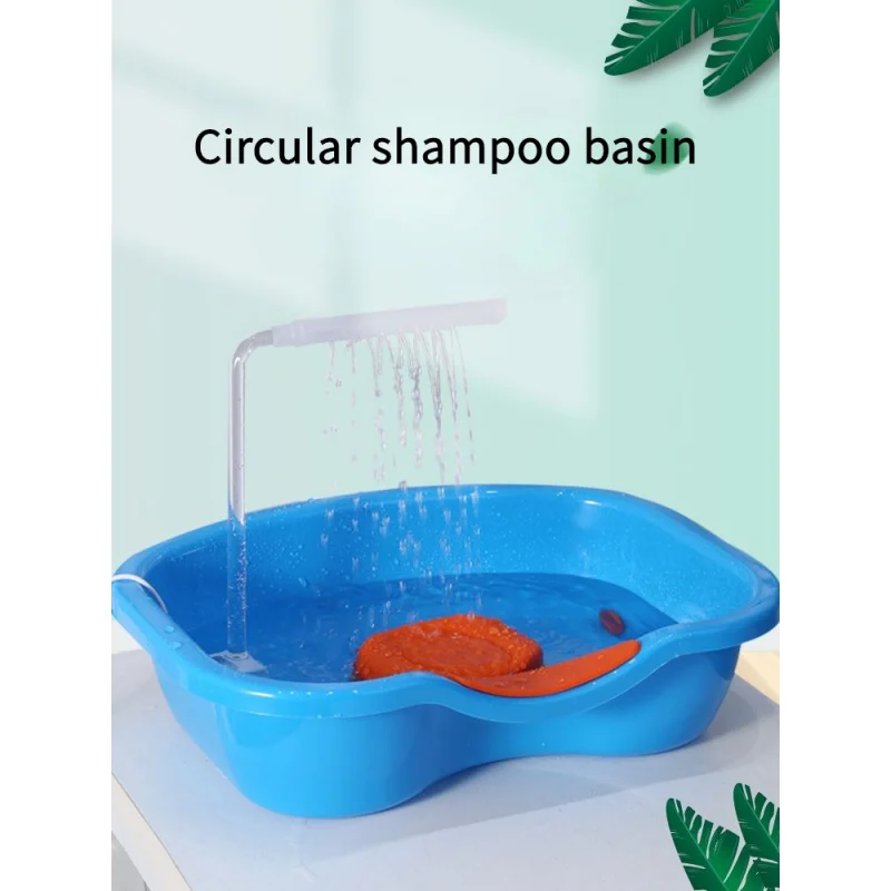 

Bed Shampoo Basin Bubble Head Artifact, Water Circulation Head Treatment for Elderly Pregnant Women, Corpse Pose Household Shamp